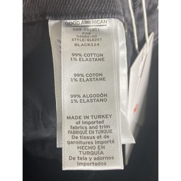 Good American Women Good Classic Jeans Pockets‎ Dark Wash Size 2 - Picture 7 of 10